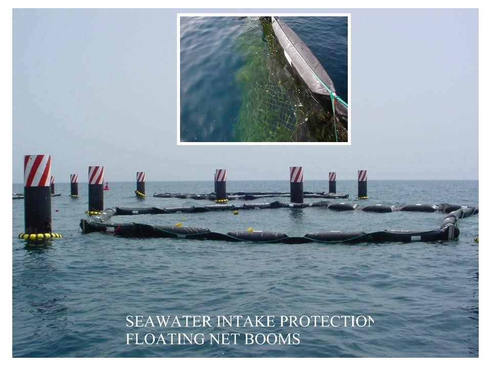 Marine Life Excluders (floating nets)